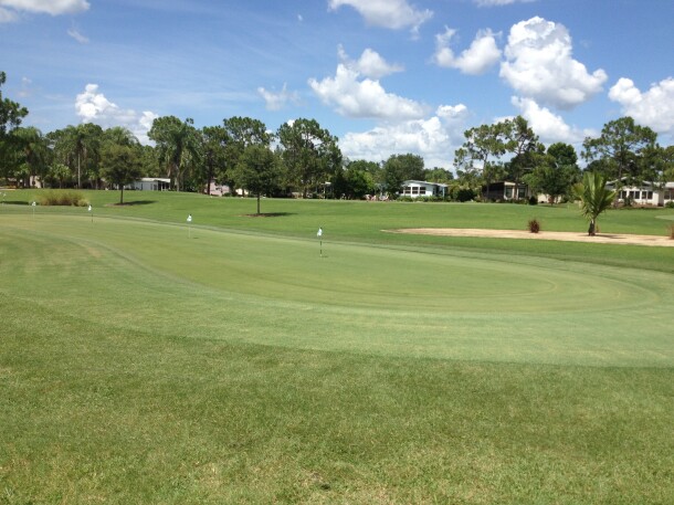 Hole #6 on golf course